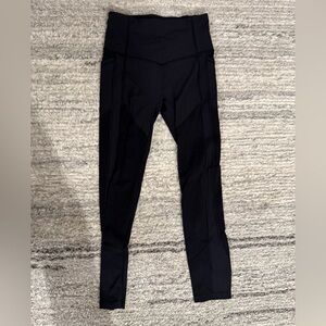 Black Lululemon high waisted legging